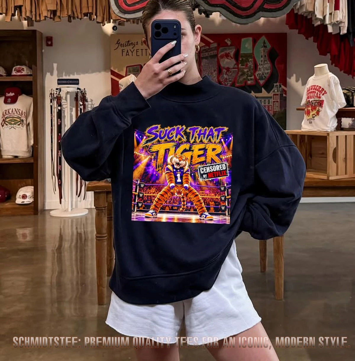LSU Tiger Suck That Tiger Mascot No 1 College Football shirt