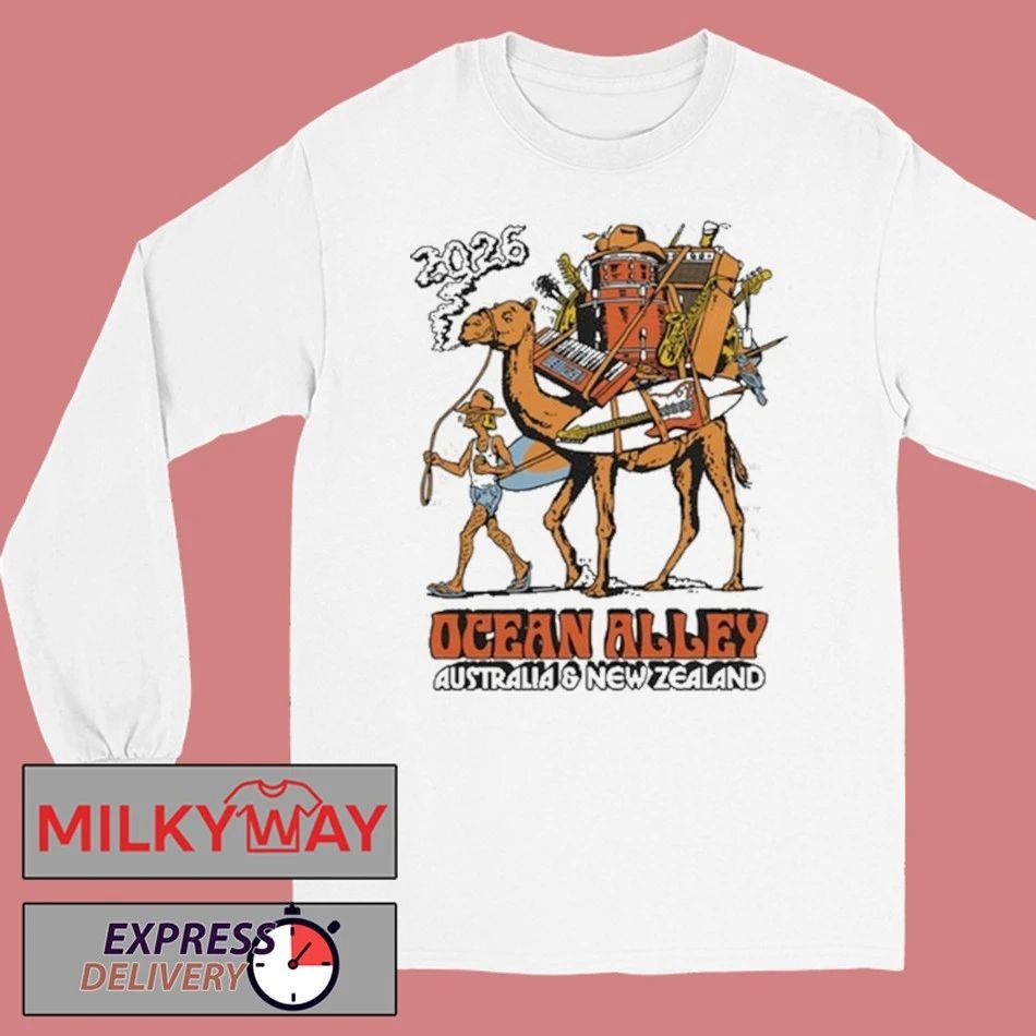 Ocean Alley 2026 Australia & New Zealand Tour shirt