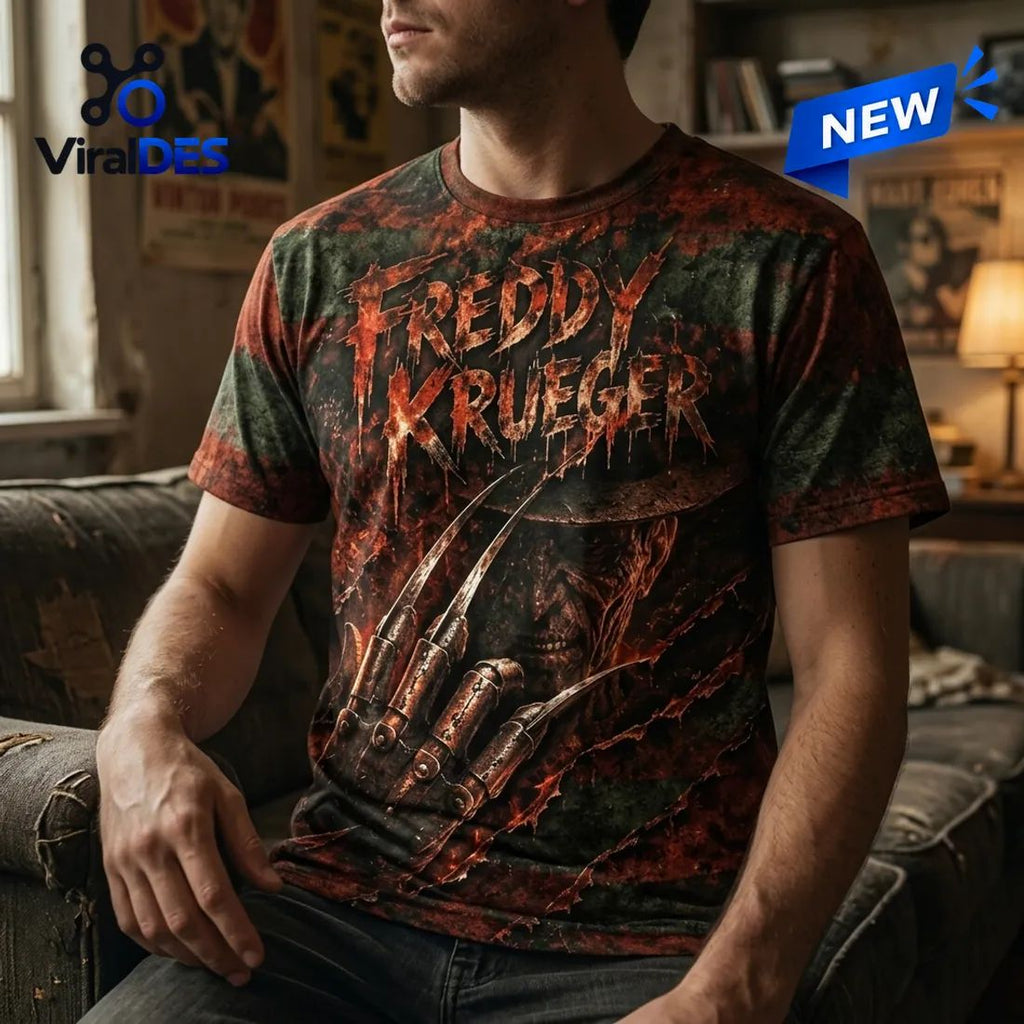 Freddy Krueger Fire Claw Shirt