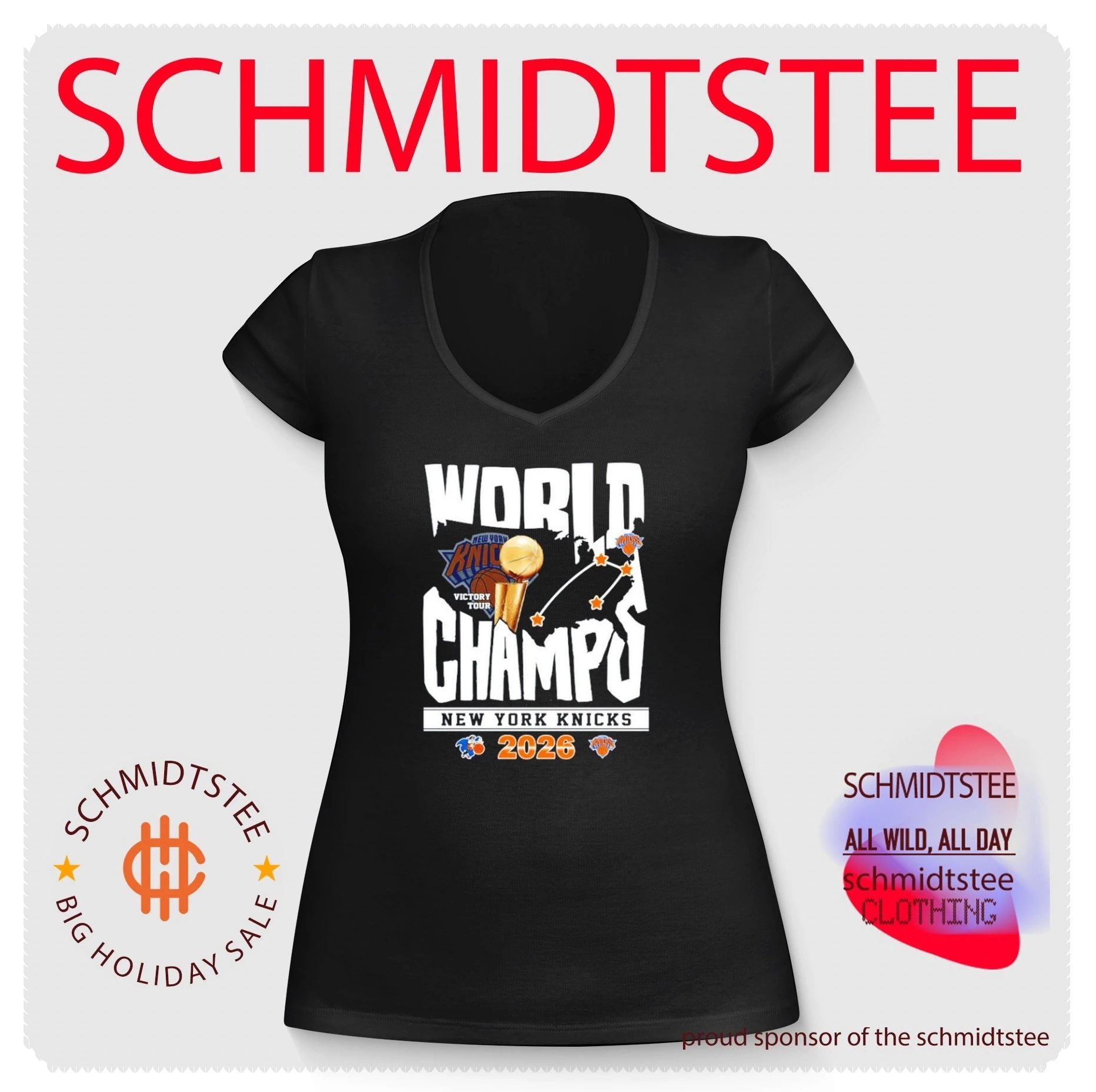 New York Knicks 2026 World Champions State Victory Tour shirt