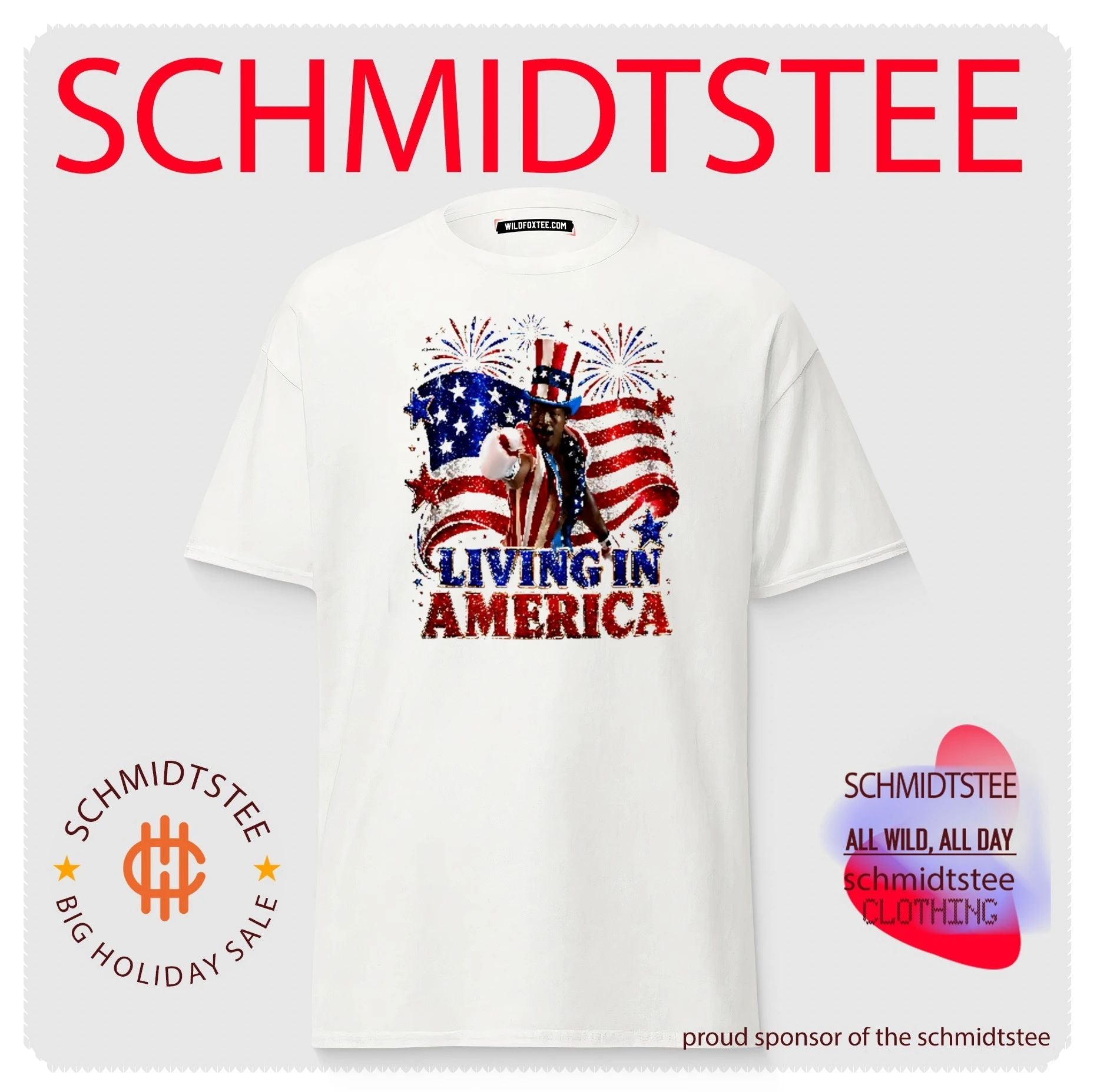 Apollo Creed Living In America shirt