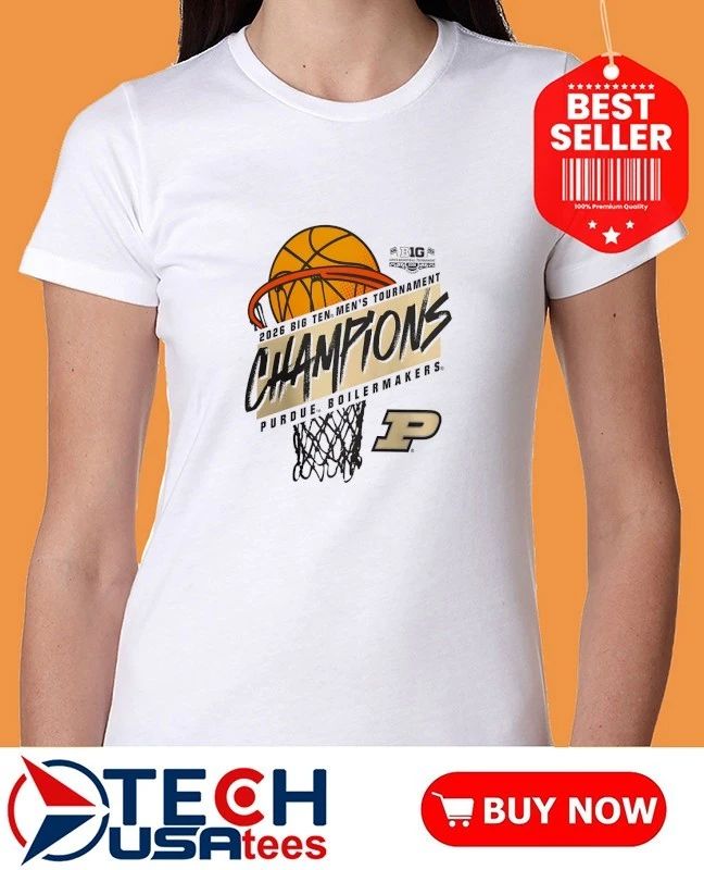 Purdue Boilermakers 2026 Big Ten Men’s Basketball Tournament Champions shirt