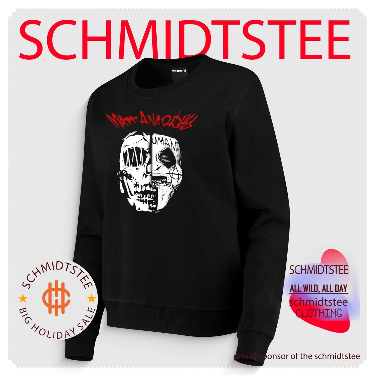 Matt Anarchy Duality Mask shirt