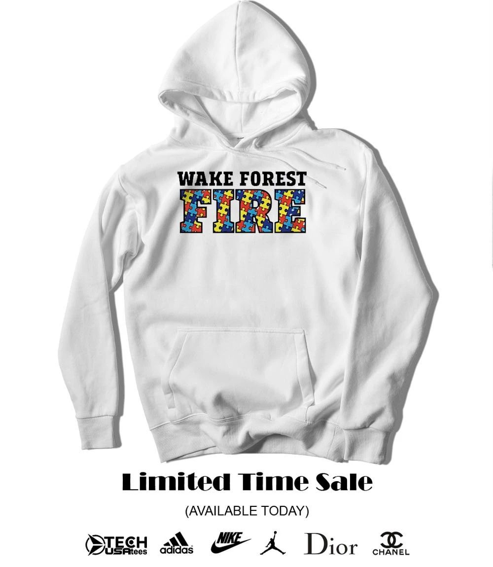 Wake forest fire Fire Department Autism Awareness shirt