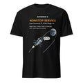 Artemis II Funny T-Shirt Nonstop Moon Flight Parody Space Humor Tee
