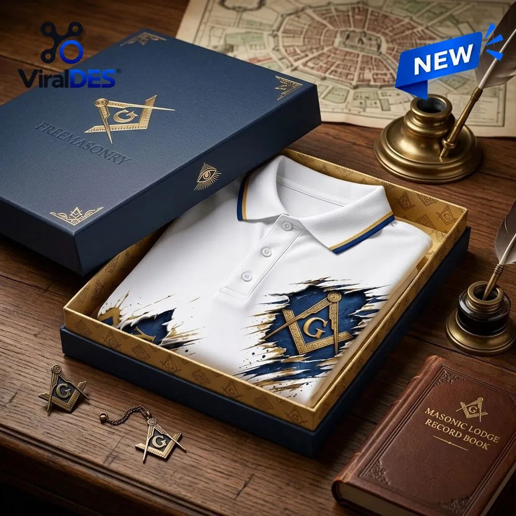 Freemasonry Square and Compasses Polo Shirt