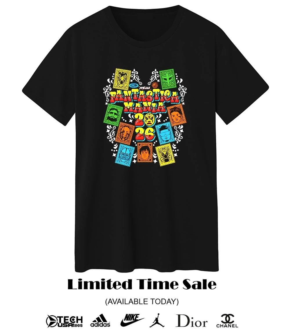 MLW Fantastica Mania U.S.A 2026 banner shirt