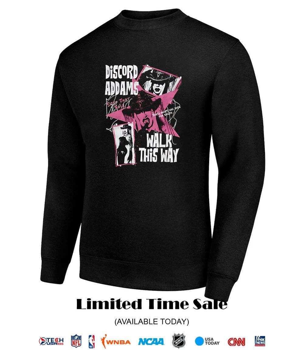 Discord Addams walk this way shirt