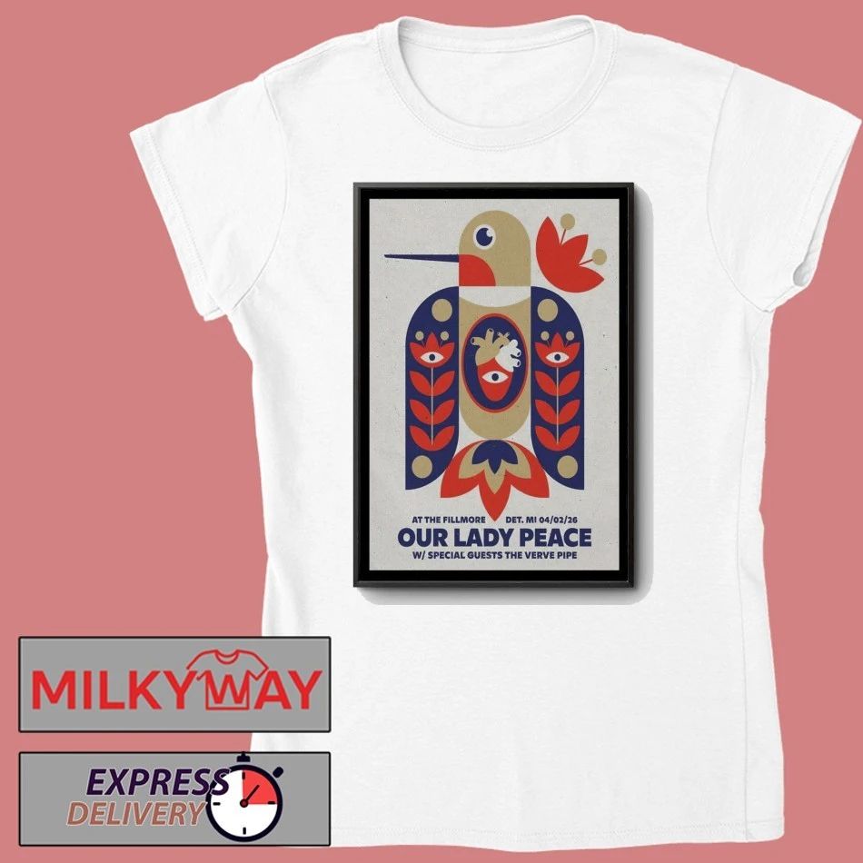 Poster Apr 2 2026 Our Lady Peace Detroit, MI shirt