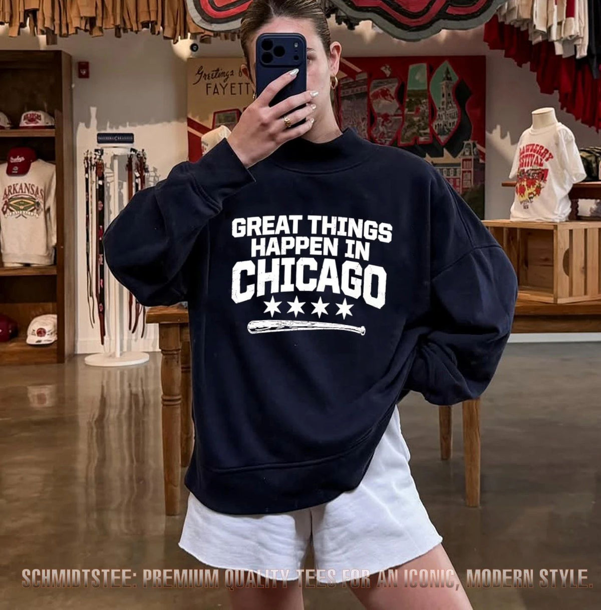 Great Things Happen In Chicago White Sox Shirt