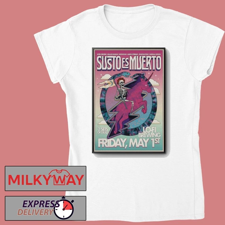 Susto Es Muerto Lofi-Brewing In Charleston SC May 1 2026 Poster shirt