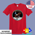 Apollo 11 Space Mission Men's Red Size S-3XL