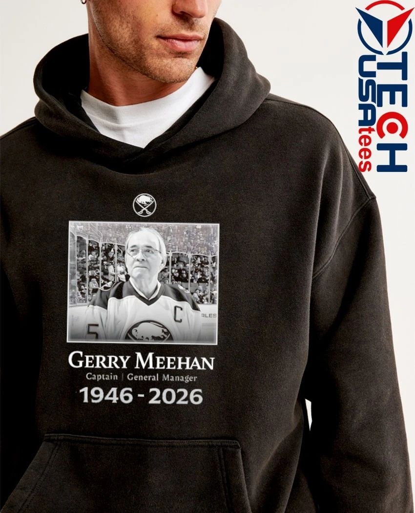 Buffalo Sabres Gerry Meehan Captain General Manager 1946-2026 shirt