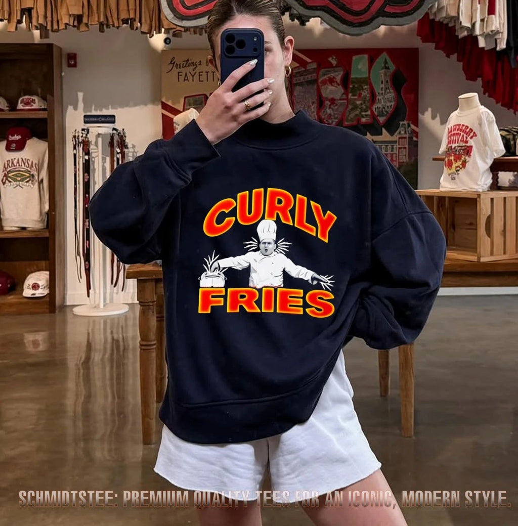 The Three Stooges Curly Fries 90s shirt