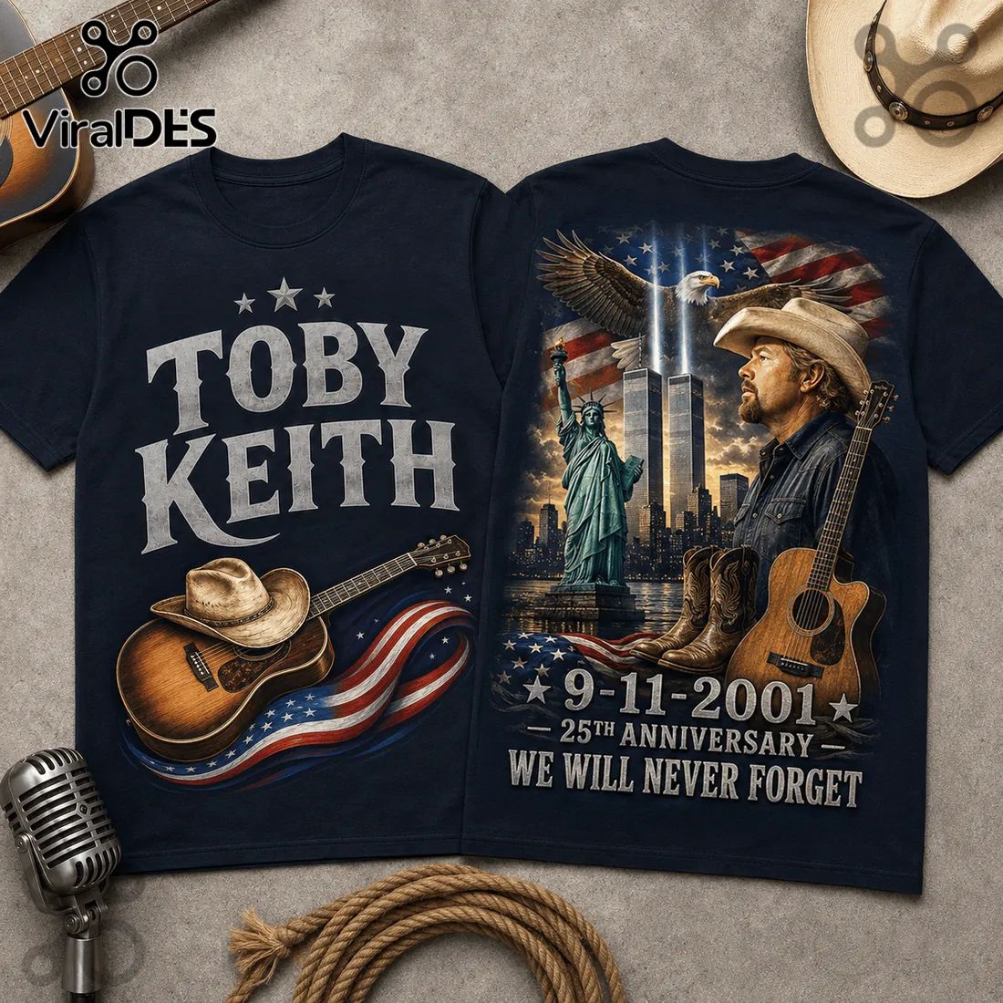 Toby Keith 9/11 25th Anniversary T-Shirt