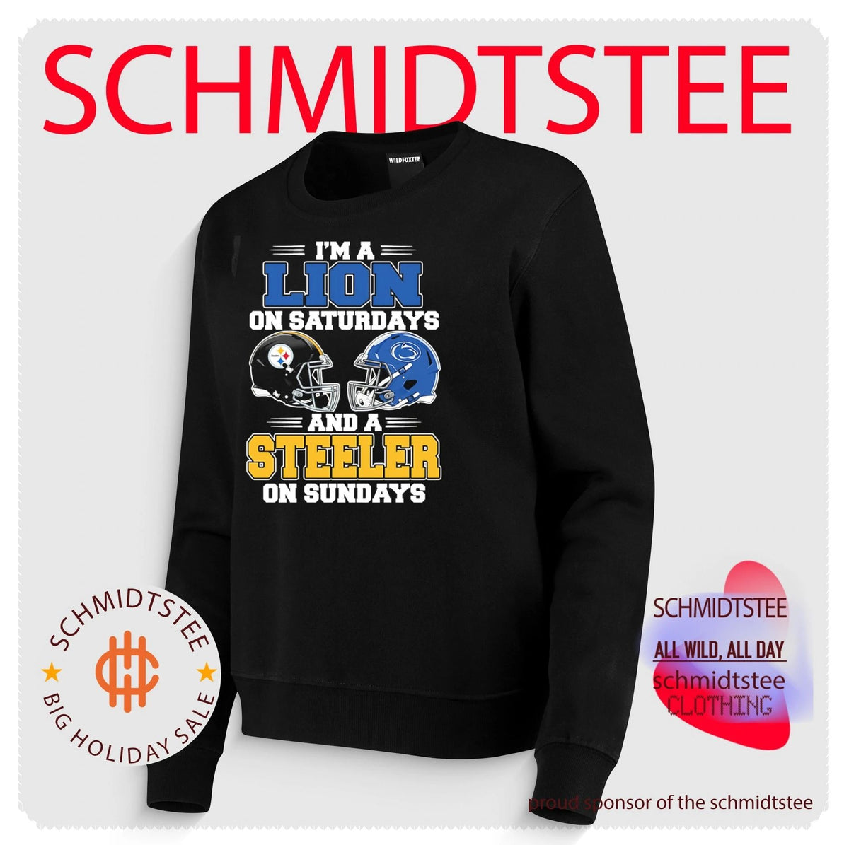 I’m a Lion on Saturdays and a Steeler on Sundays shirt
