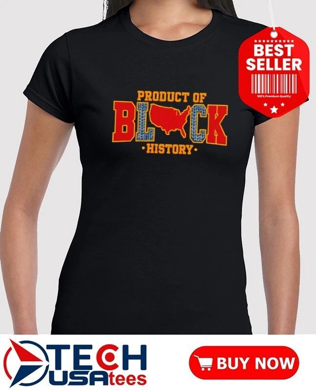 Product of Black History USA map shirt