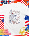 Liberty 4th of July pledge allegiance to your hands your team your vibes shirt