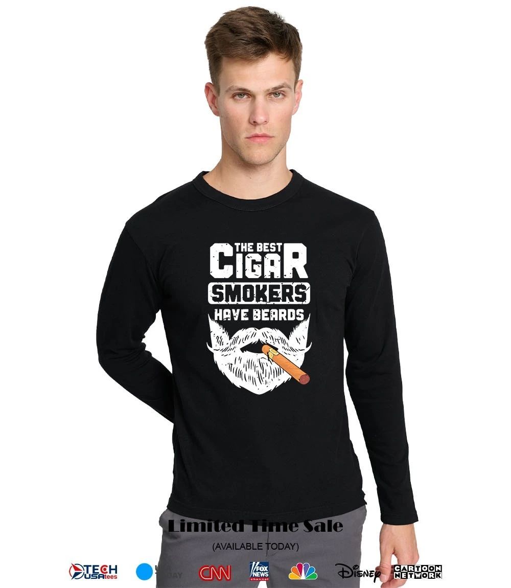 The best cigar smokers have beards cigar shirt
