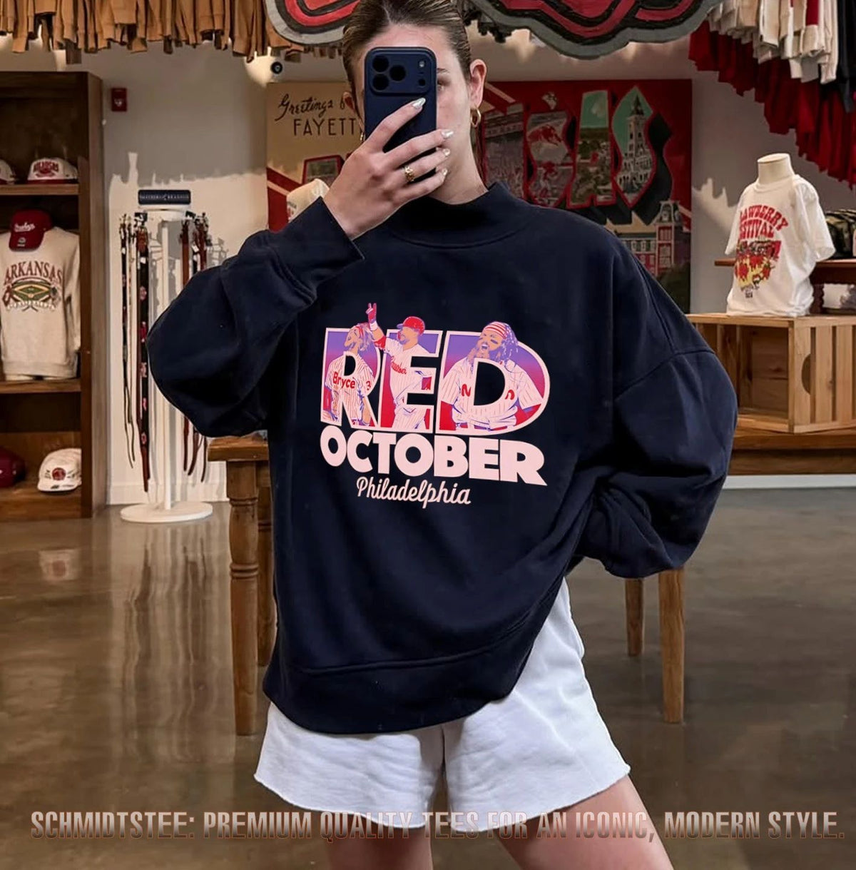 Red October Philadelphia Phillies 2026 Postseason Trio shirt