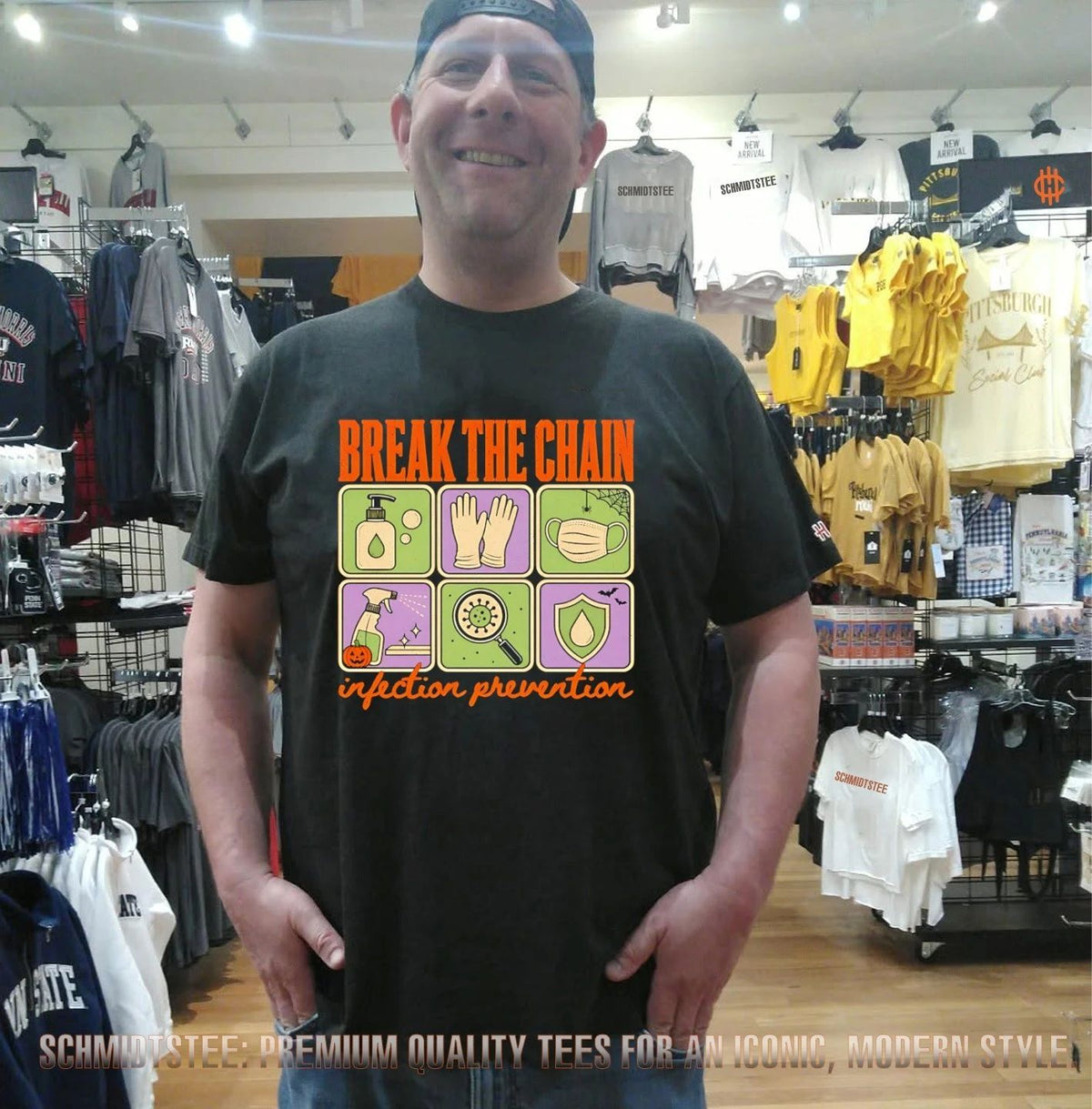 Break the Chain Infection Prevention Halloween shirt