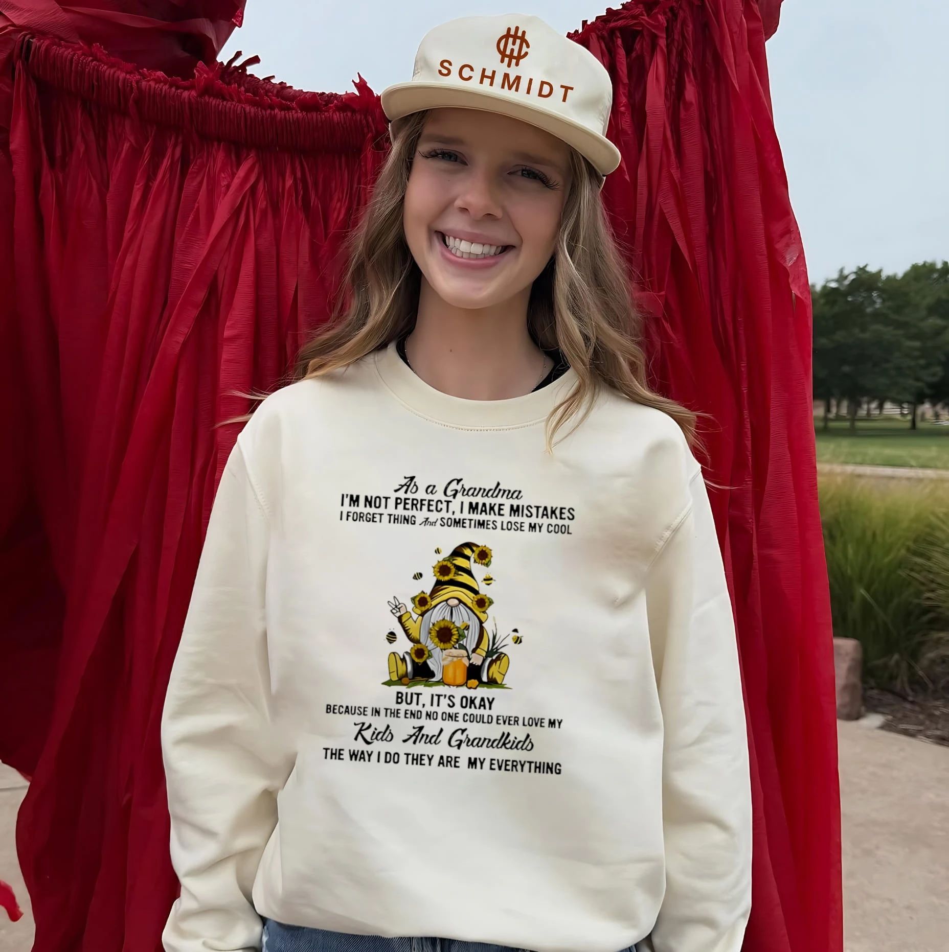 As a grandma I’m not perfect I make mistakes I forgetthing and sometimes lose my cool shirt