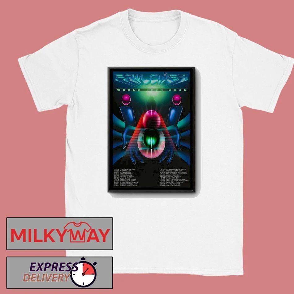 Pawlowski 2026 World Tour Poster T-Shirt