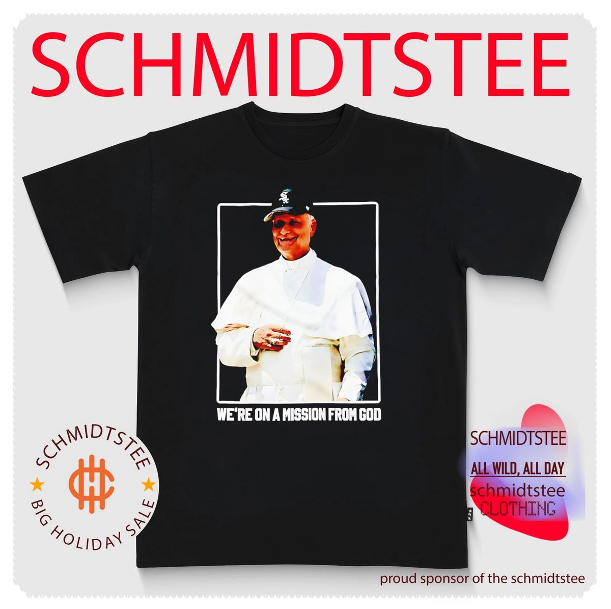 Chicago White Sox Pope Leo South Side We’re on a Mission From God shirt