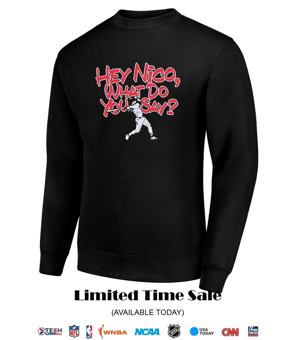 Hey Nico Hoerner what do you say shirt