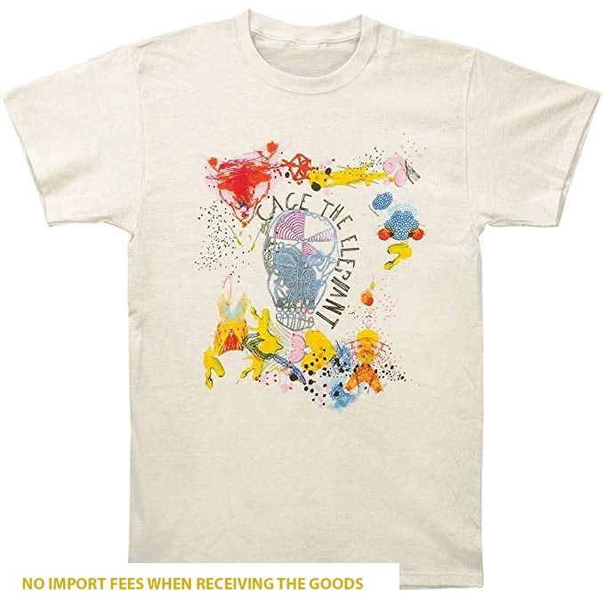 Rare Cage The Elephant Music Band Shirt Cotton Natural S-5XL UE041