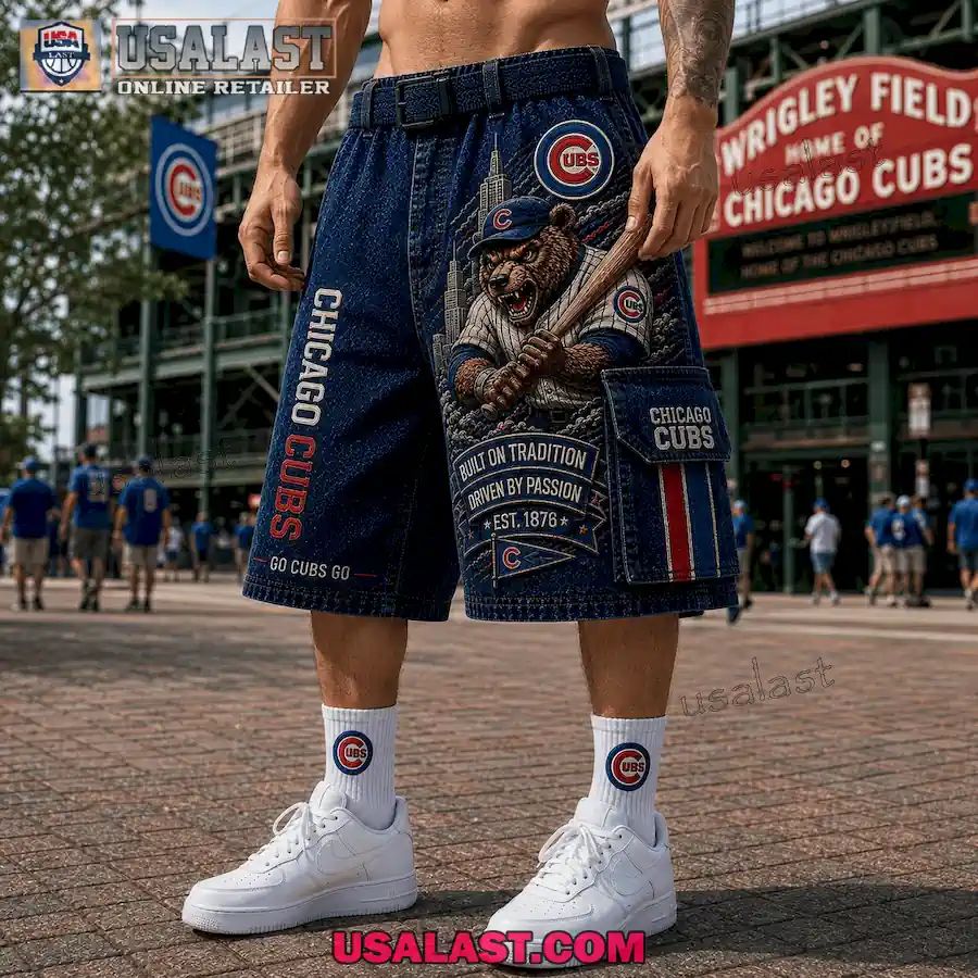 Chicago Cubs Built On Tradition Men Cargo Short