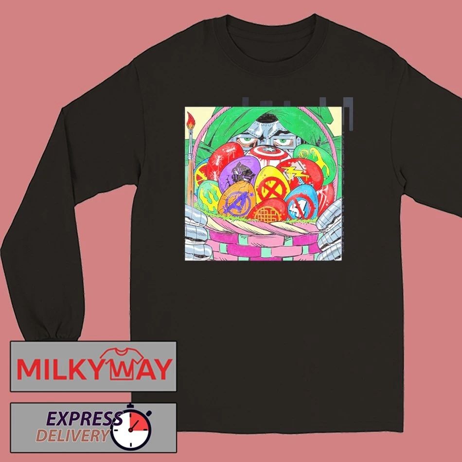 Doctor Doom Robert Downey Jr Easter Eggs Artwork Avengers Doomsday Leak T-Shirt