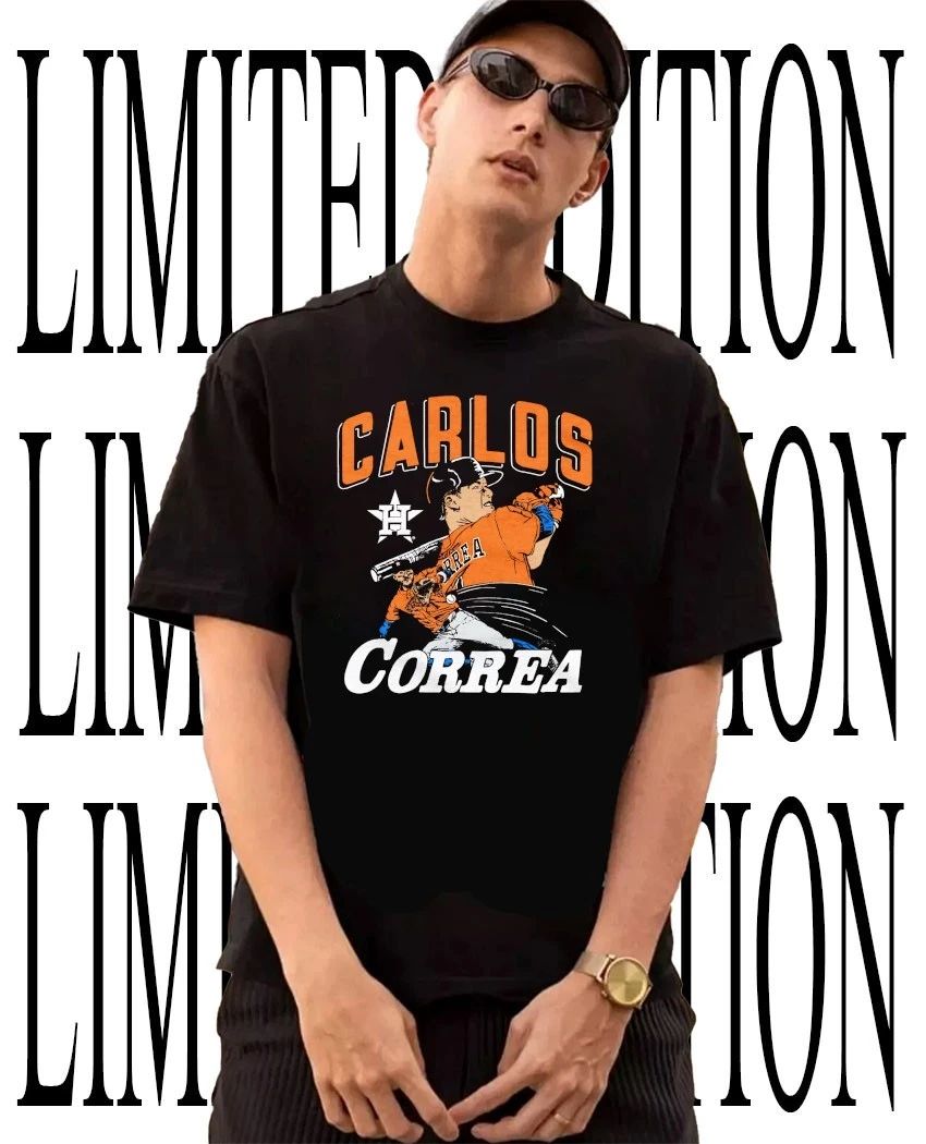 Carlos Correa Houston Astros Vintage Baseball Graphic shirt