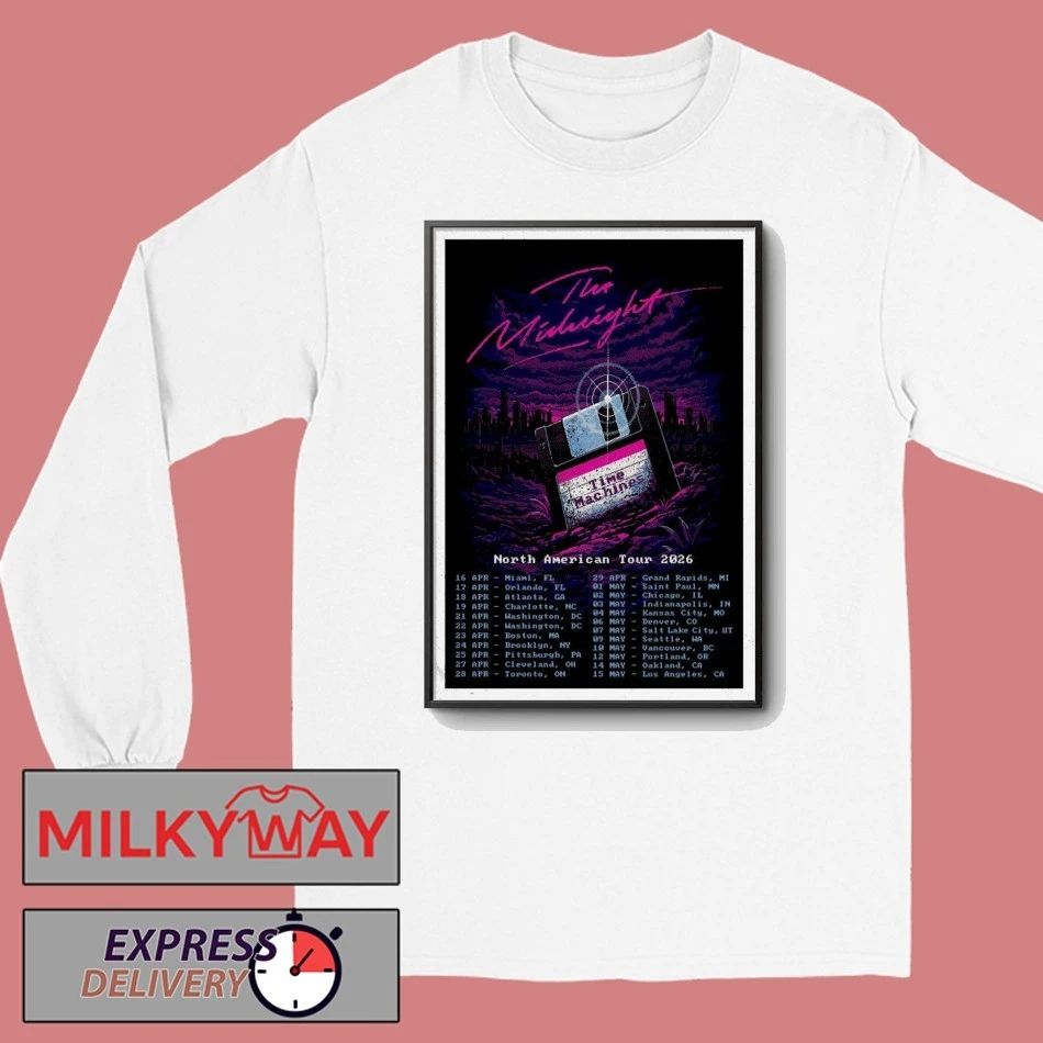 The Midnight North American Tour 2026 Limited Poster T-Shirt