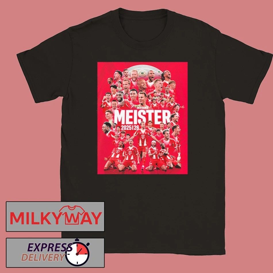Congrats Bayern Munich Champions Bundesliga 2025 26 Deutscher Meister 2026 shirt