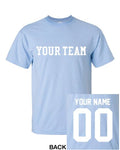 CUSTOM T-Shirt JERSEY Personalized ANY COLOR Name Number Team Softball Football