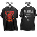 Metallica Load Vintage Tracklist 1996-1997 Black 2 side T-shirt S-5XL
