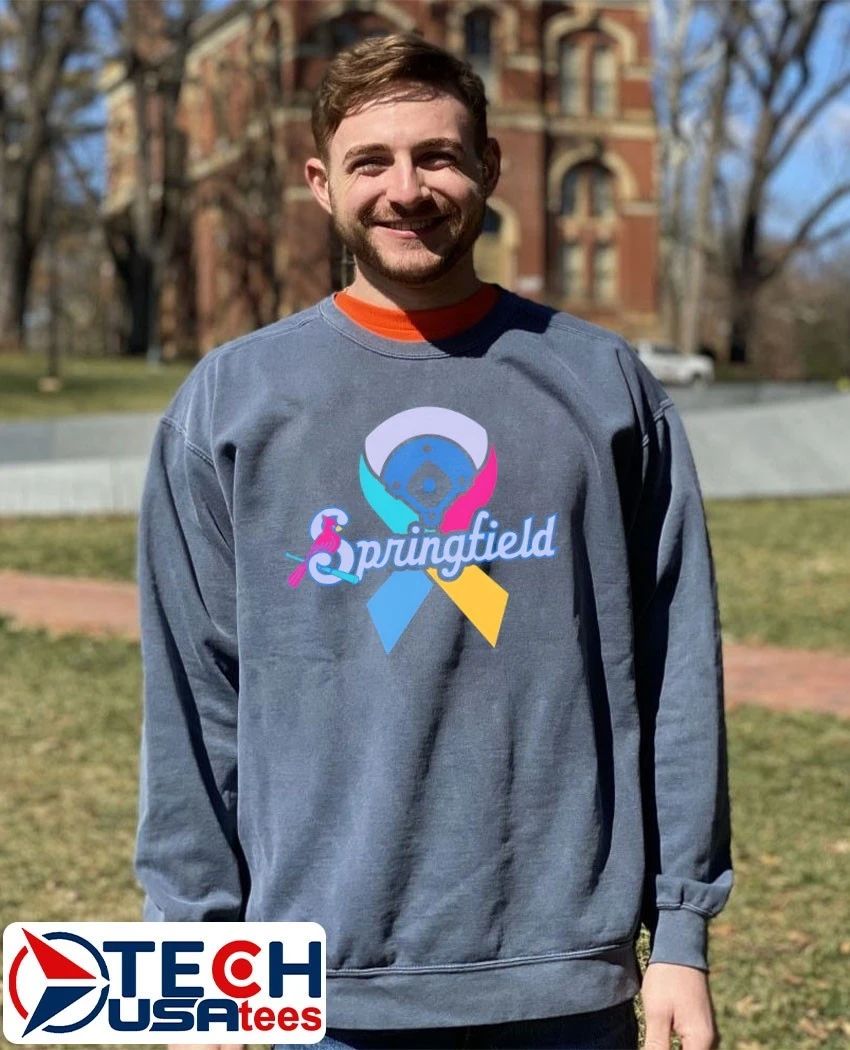 Springfield Cardinals Cards Against Cancer logo shirt