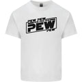 Pew Pew Pew Funny SCI-FI Movie Lightsaber Mens Cotton T-Shirt Tee Top