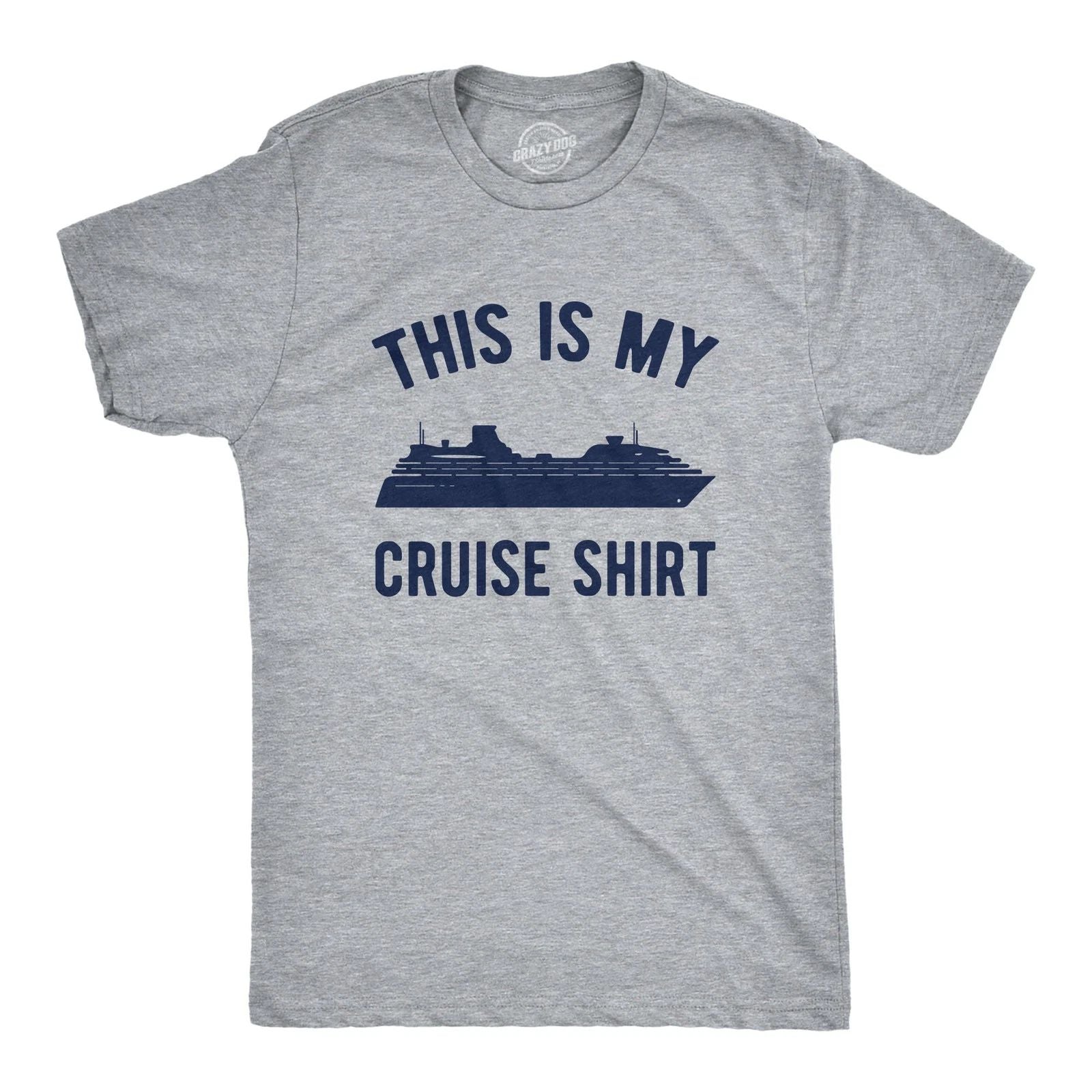 Mens This Is My Cruise Shirt Tee Funny Vacation Travel Boat T Shirt for Guys