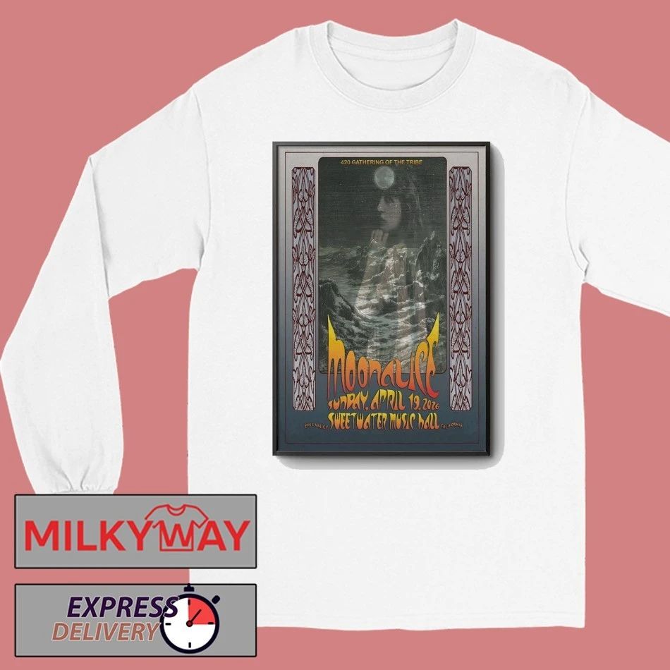 Moonalice April 19 2026 In Mill Valley CA Poster shirt