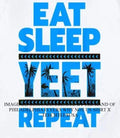 Rhea Ripley wearing Jey Uso Eat Sleep Yeet Repeat shirt
