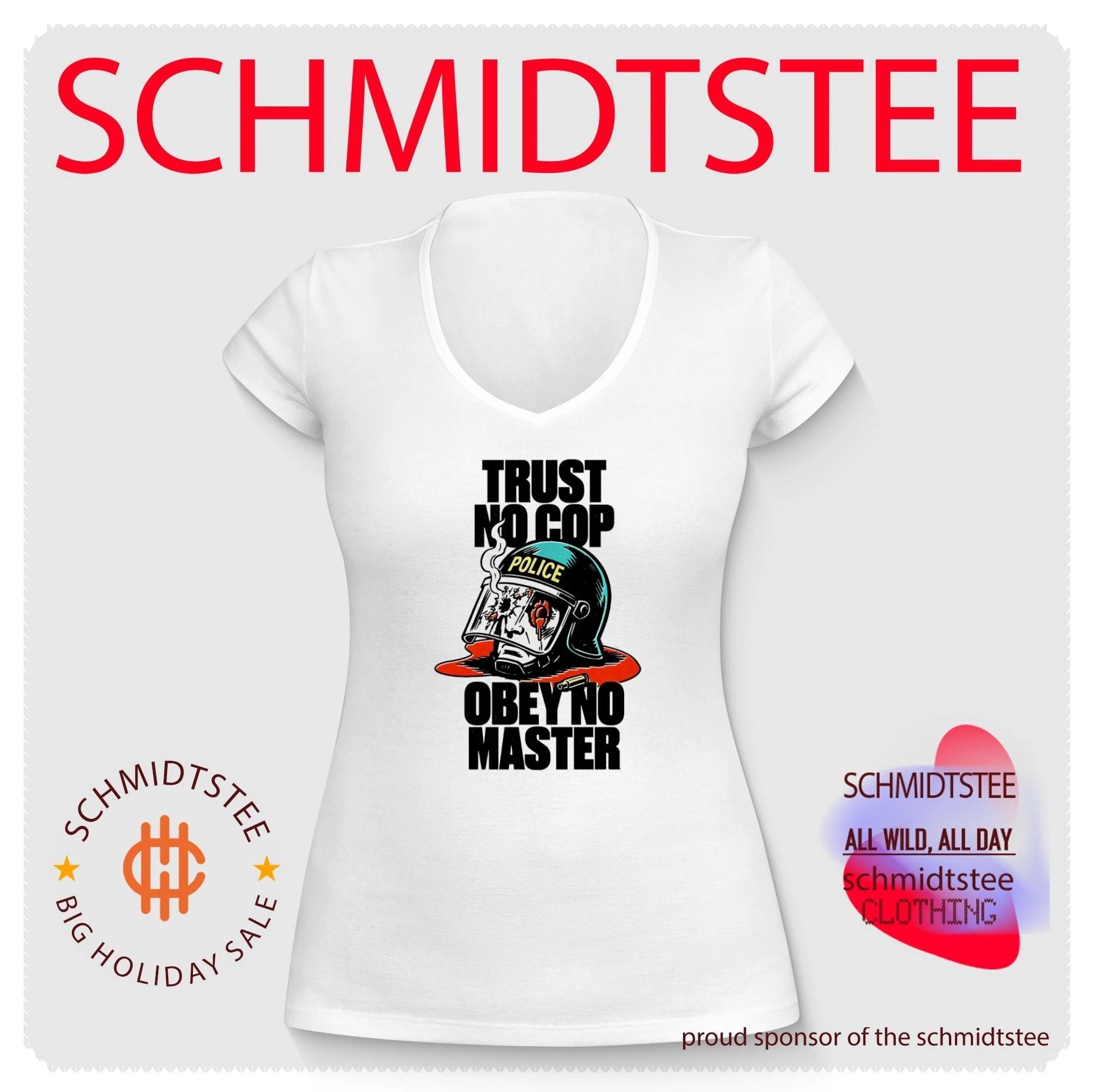Trust no cop obey no master shirt