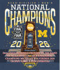 NCAA Division I Men’s National Champions Michigan Wolverines 2026 Trophy shirt