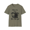 Thanksgiving Stir The Pot Unisex Softstyle T Shirt Funny Turkey Day Season
