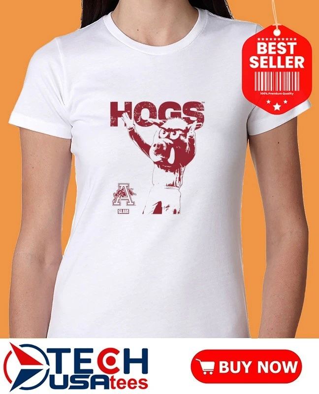 Arkansas Razorbacks mascot mode vintage shirt