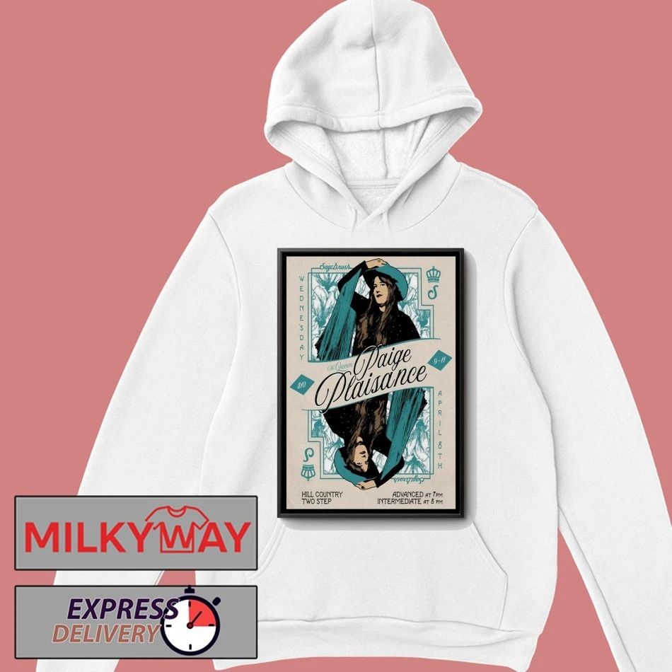 Paige Plaisance Sagebrush in Austin TX Apr 8 2026 Poster shirt