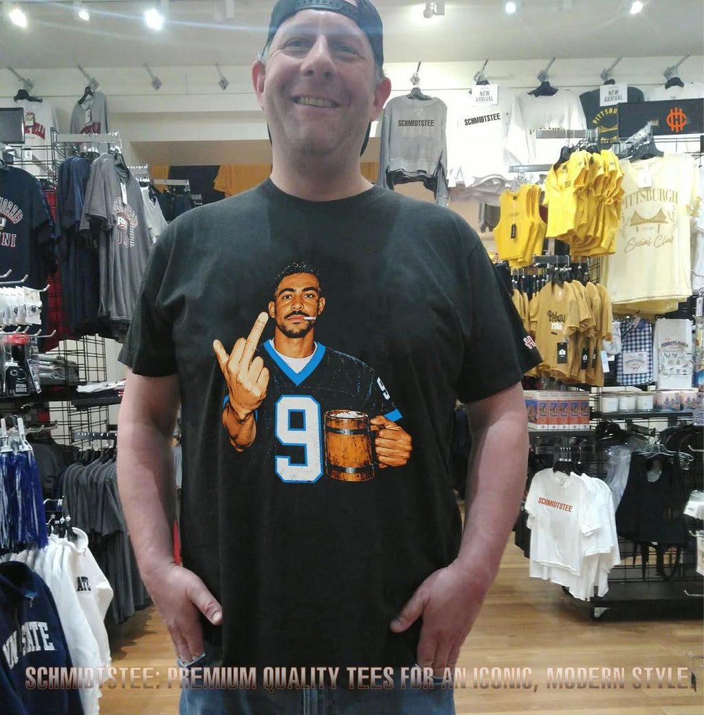Bryce Young Carolina Panthers Middle Finger smoking and beer shirt
