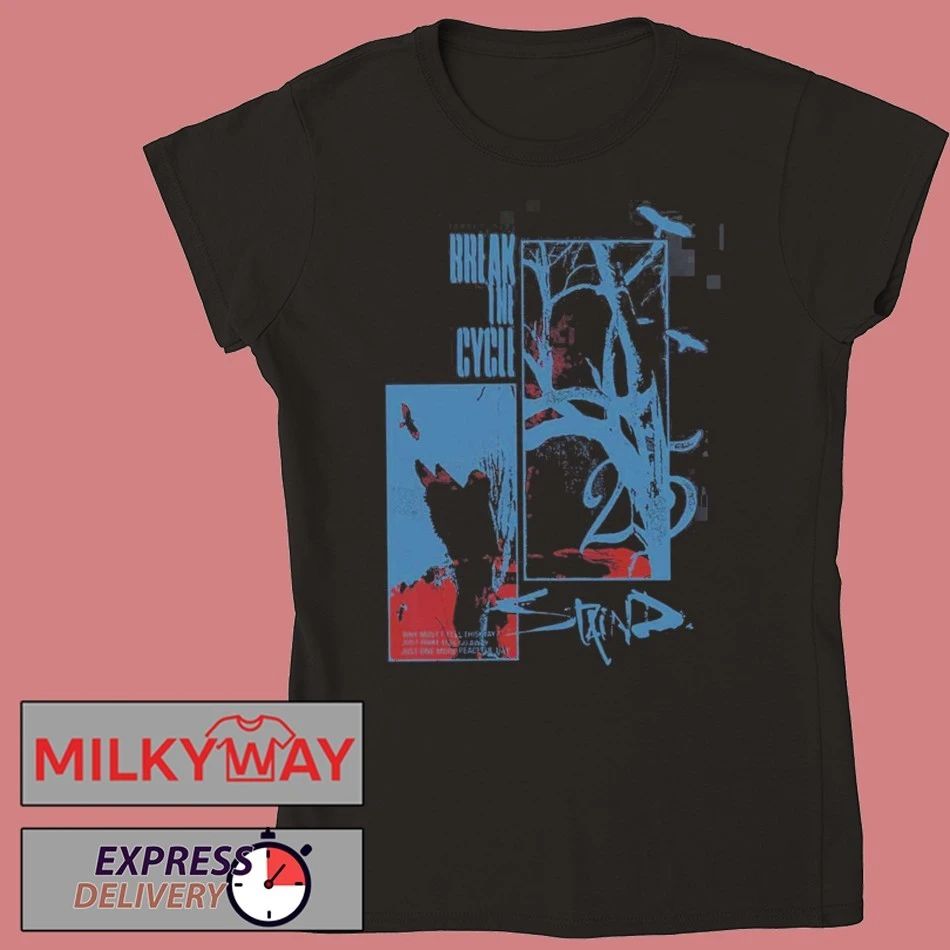 Staind Break the Cycle 25 Anniversary Peaceful Day T-Shirt