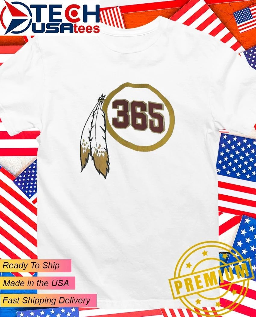 Washington Redskins 365 logo shirt
